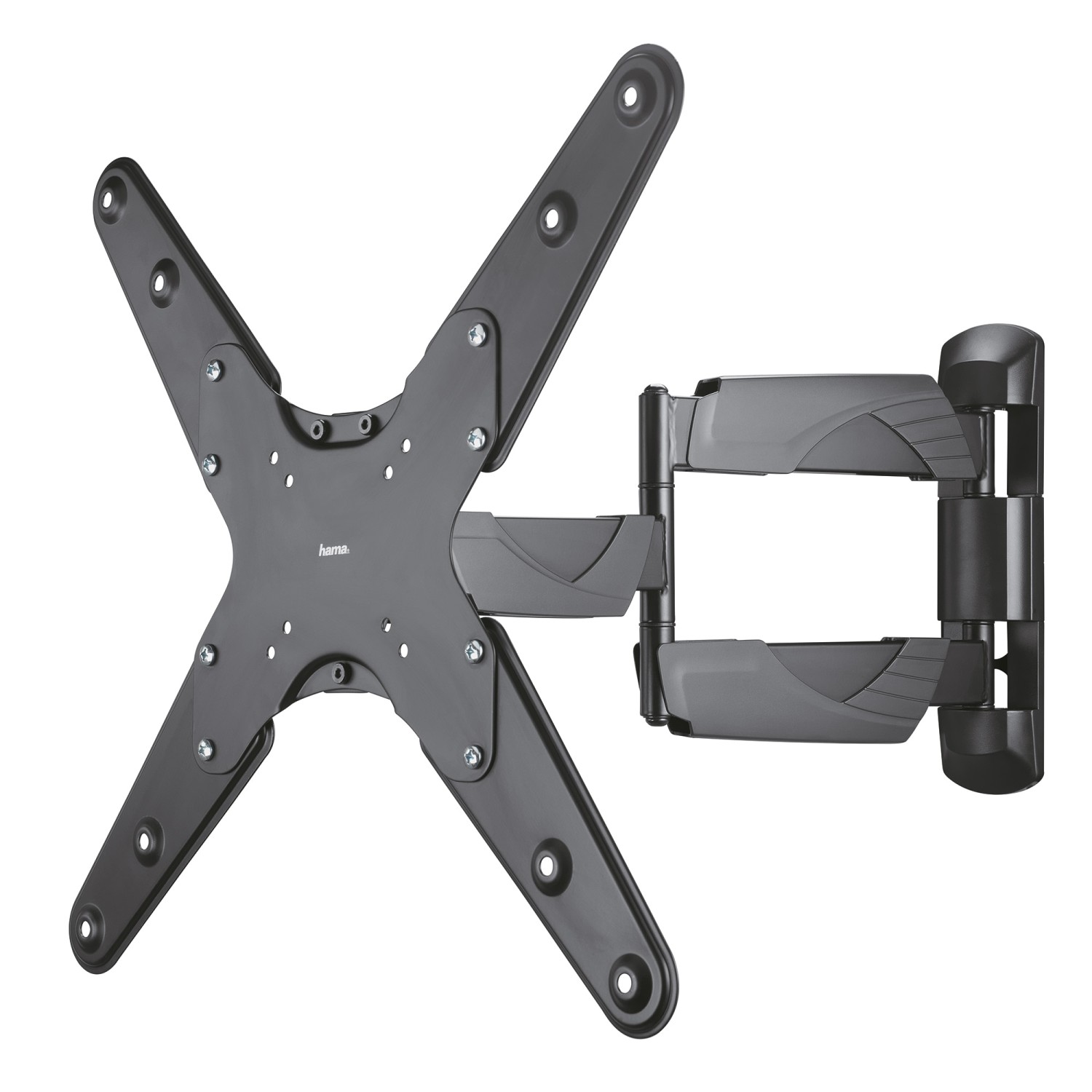 Suport TV Hama Wall Bracket Swivel, Tilt, Pull-out 165cm 35kg Black