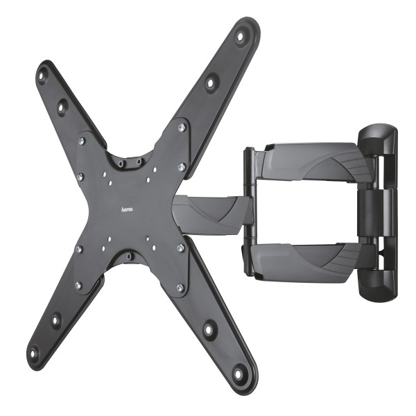 Suport TV Hama Wall Bracket Swivel, Tilt, Pull-out 165cm 35kg Black