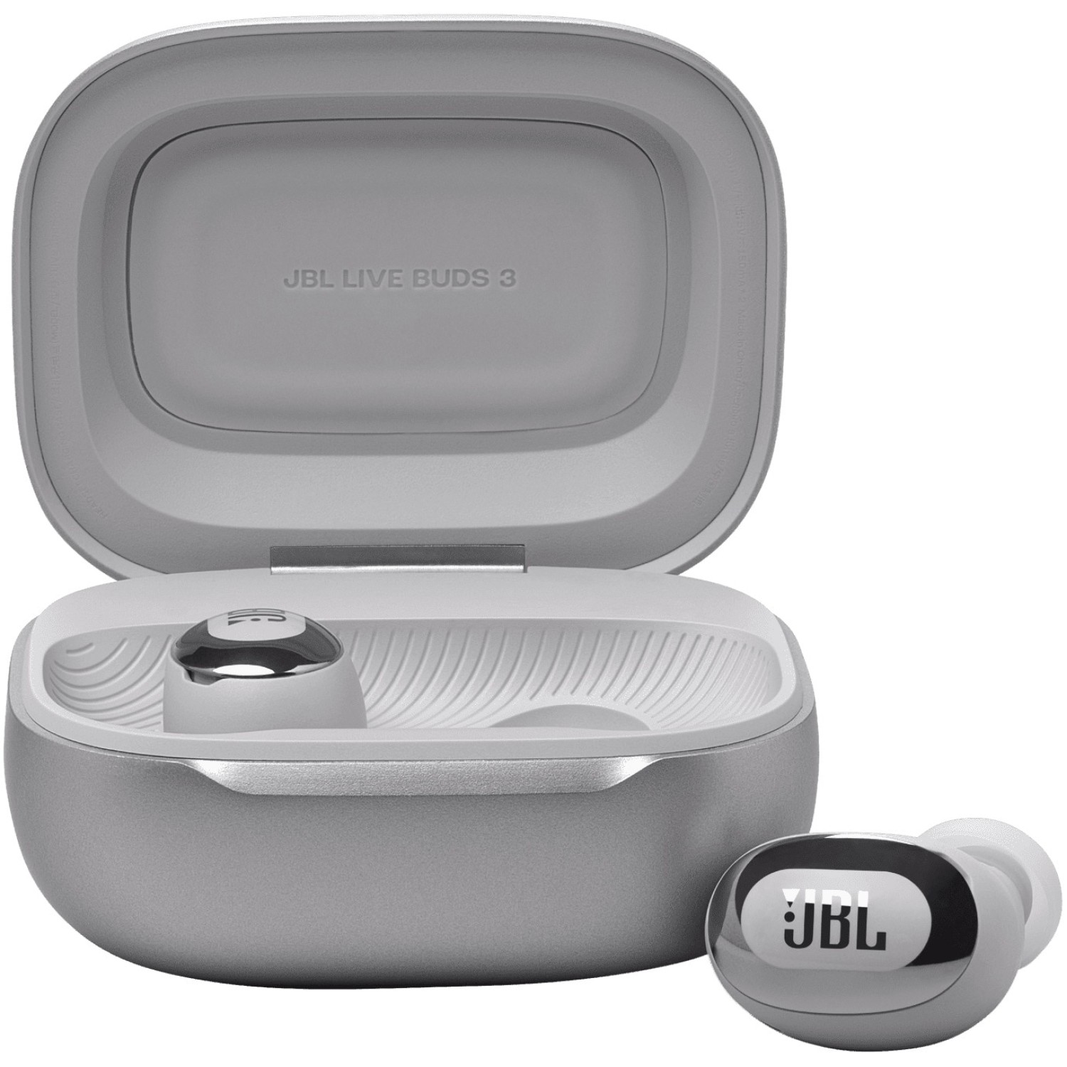 JBL Live Buds 3, True wireless, Bluetooth, In-ear, Microfon, Noise cancelling, Silver