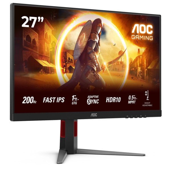 Monitor AOC 27G4HA 27" DP 2xHDMI 200Hz Black