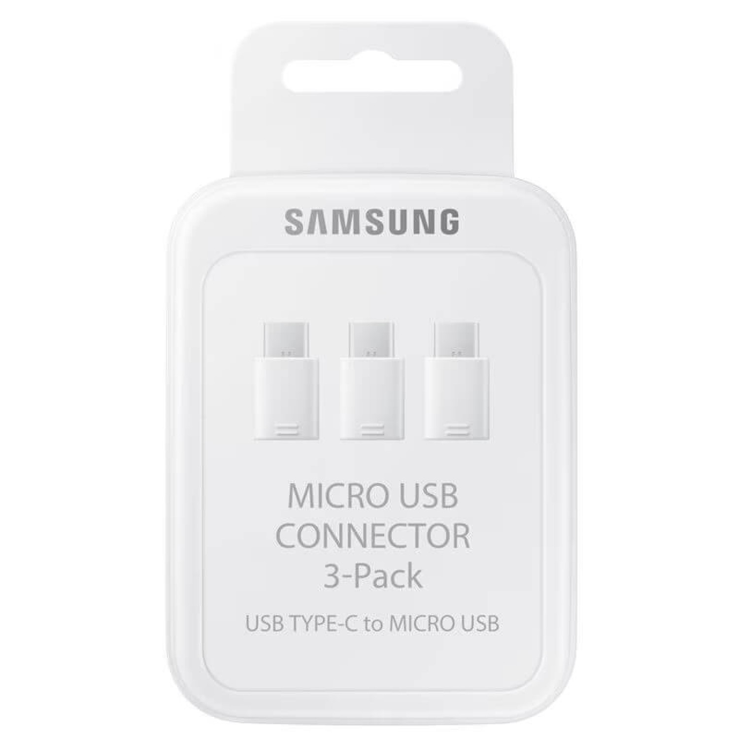 Samsung Micro USB to USB-C Adapter Triple Pack - White