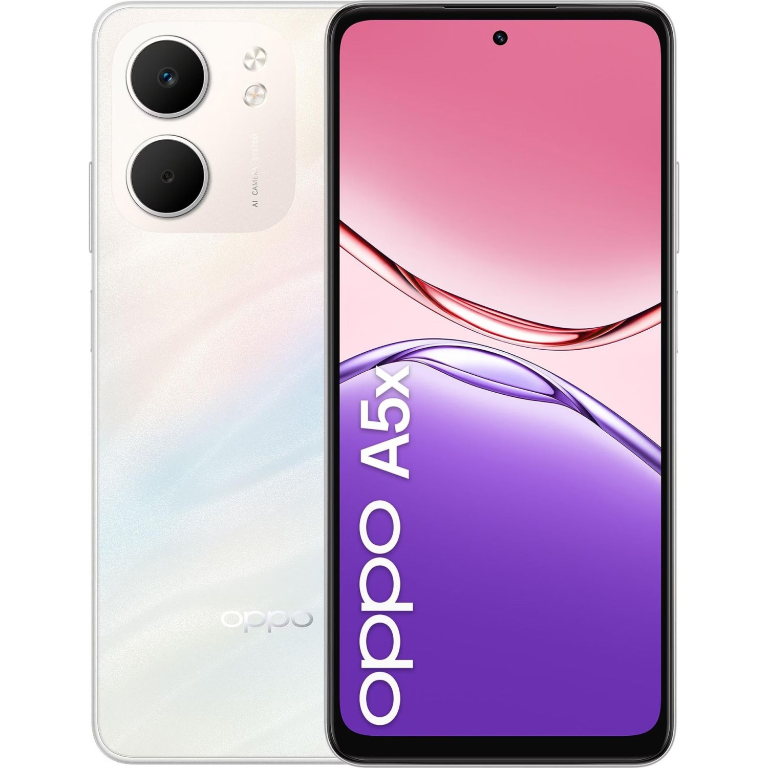 Telefon Oppo A5x 4G 4GB RAM 128GB Laser White