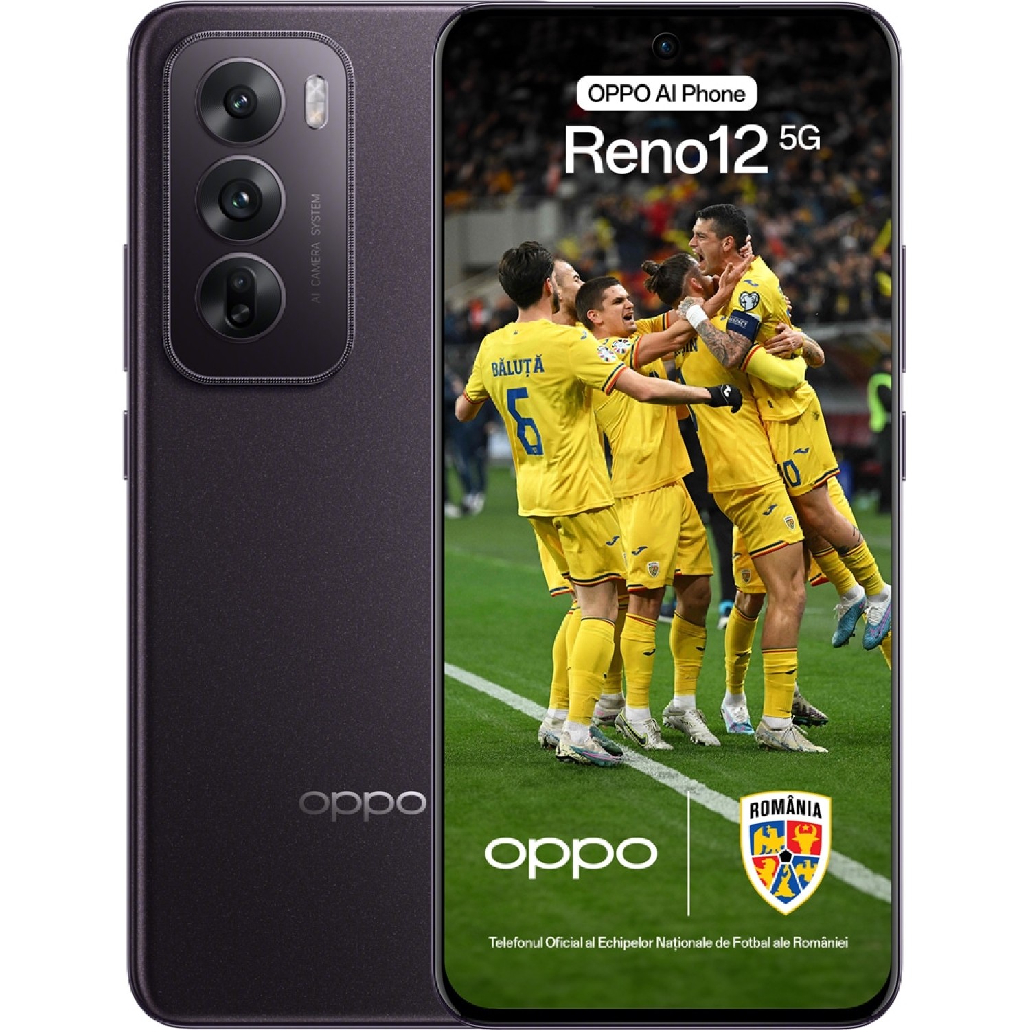 Telefon OPPO Reno 12 5G 12GB RAM 256GB Black Brown