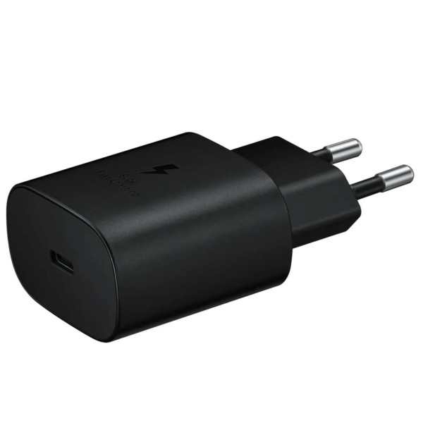 Samsung 25W Black + cablu date USB-C to USB-C