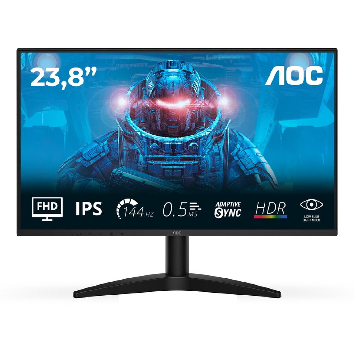 Monitor AOC 24B36X 23.8" HDMI DP 144Hz 0.5ms Black